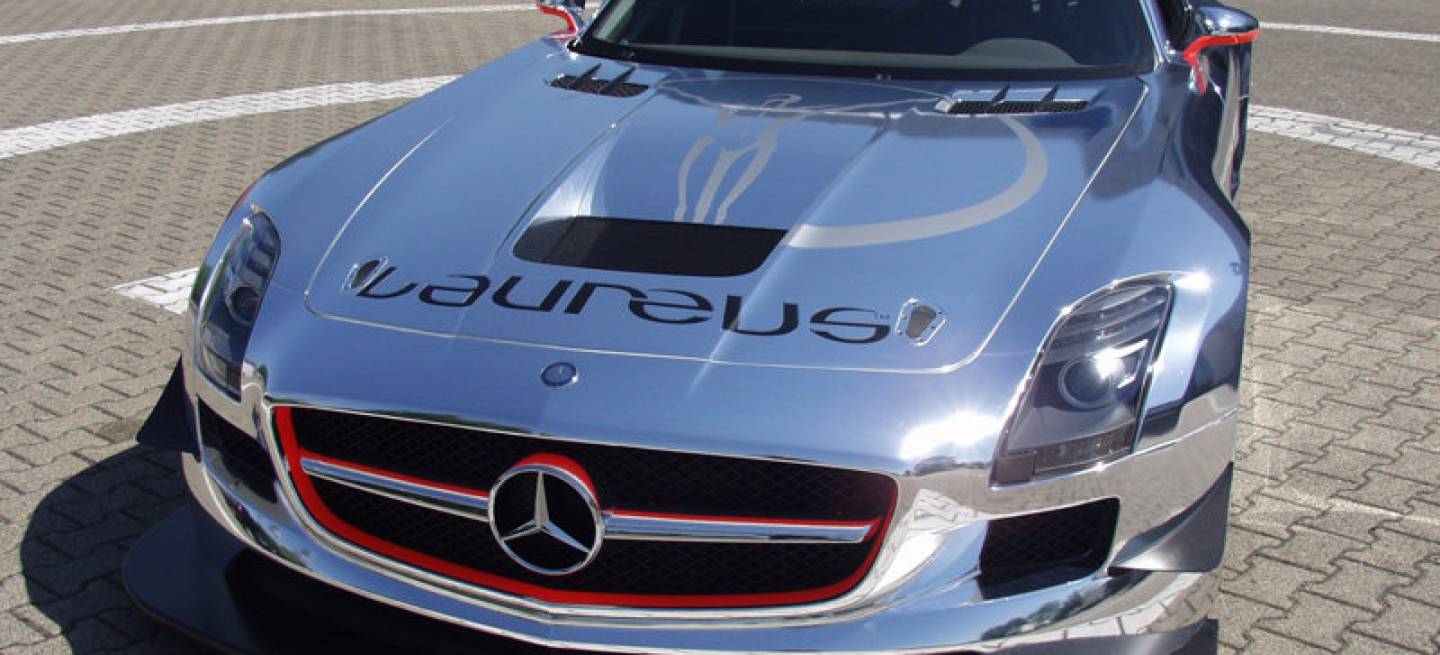 Mercedes SLS AMG GT3 cromado