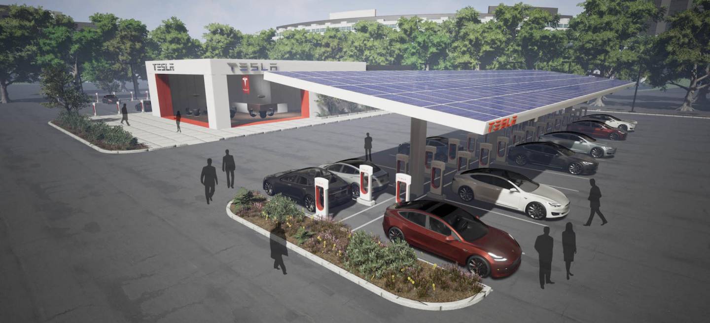 Supercargadores Tesla