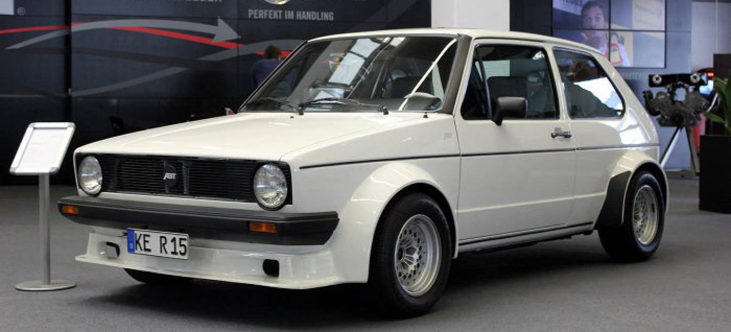 Tuning clasico 163 cv para 850 kg con el ABT VW Golf I GTI Turbo