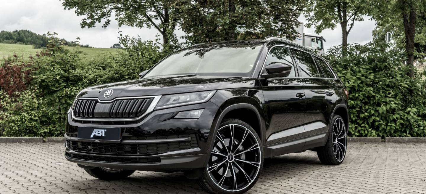 Abt Skoda Kodiaq Gr Mattblack Front Abt Skoda Kodiaq Gr Mattblack Front