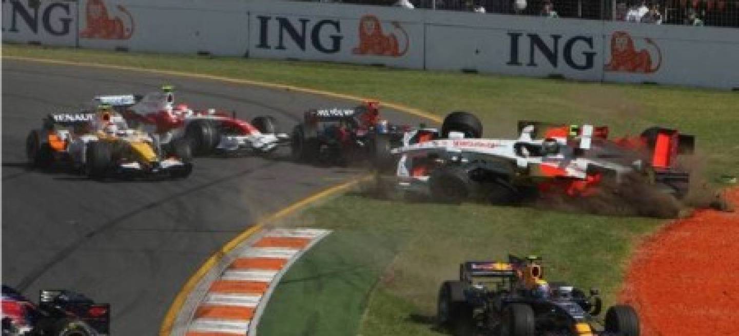 Accidente en el Gran Premio de Australia