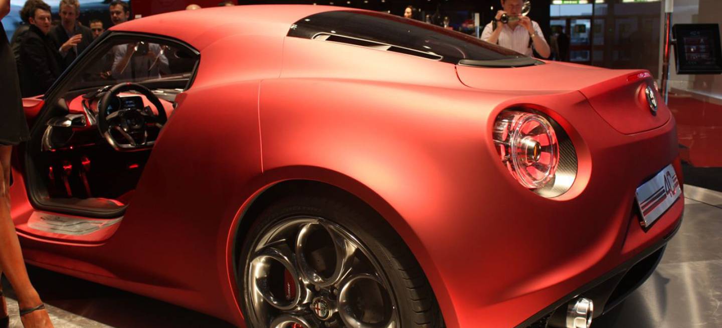Alfa Romeo 4C Concept en Ginebra