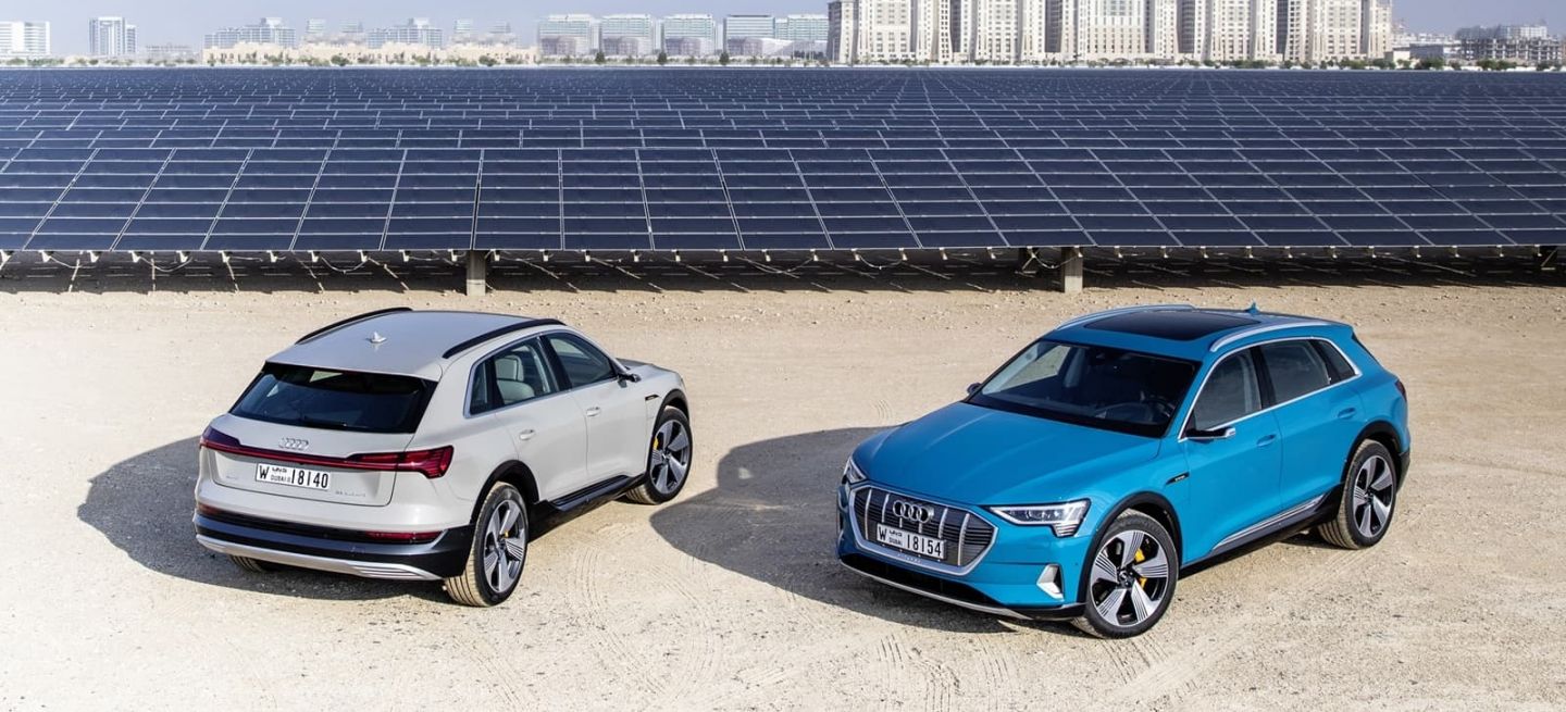 The Audi E Tron At Masdar City The Audi E Tron At Masdar City