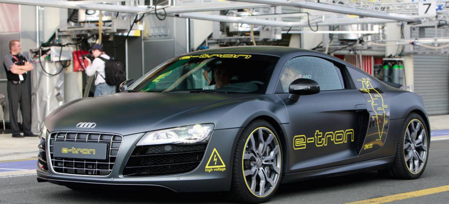 Audi R8 e-Tron en Le Mans