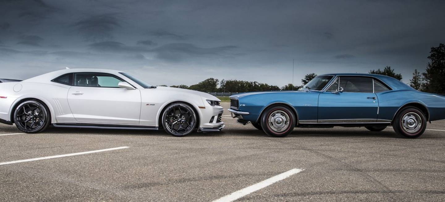 2014 and 1967 Chevrolet Camaro Z28