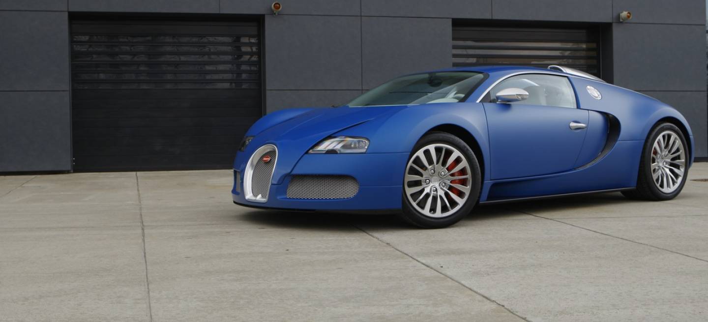 Bugatti Veyron Bleu Centenaire