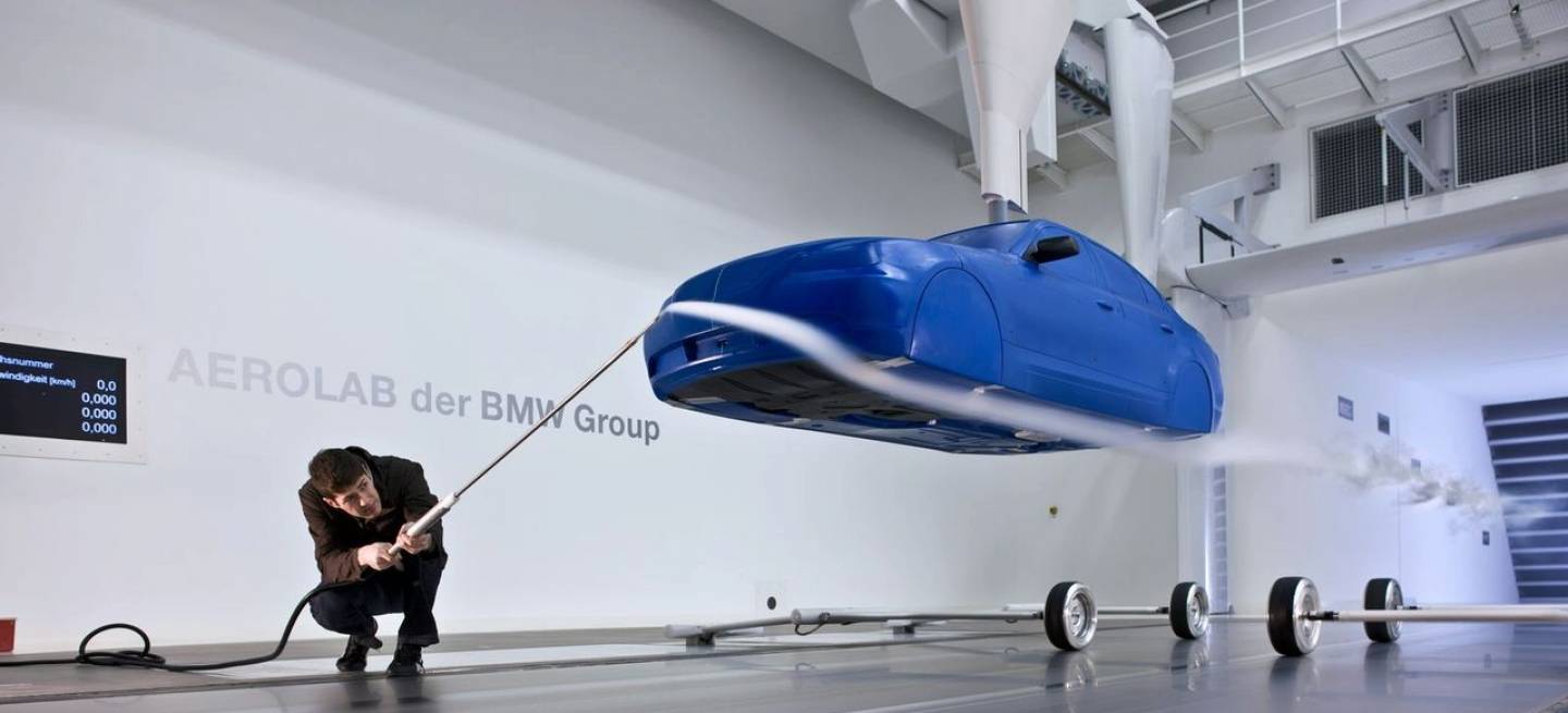 Modelo BMW en el Aerodynamic Testing Centre