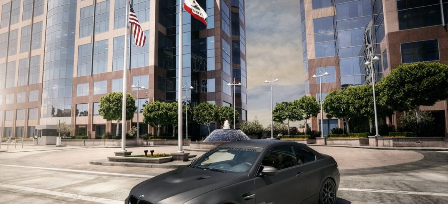 BMW M3 en negro mate