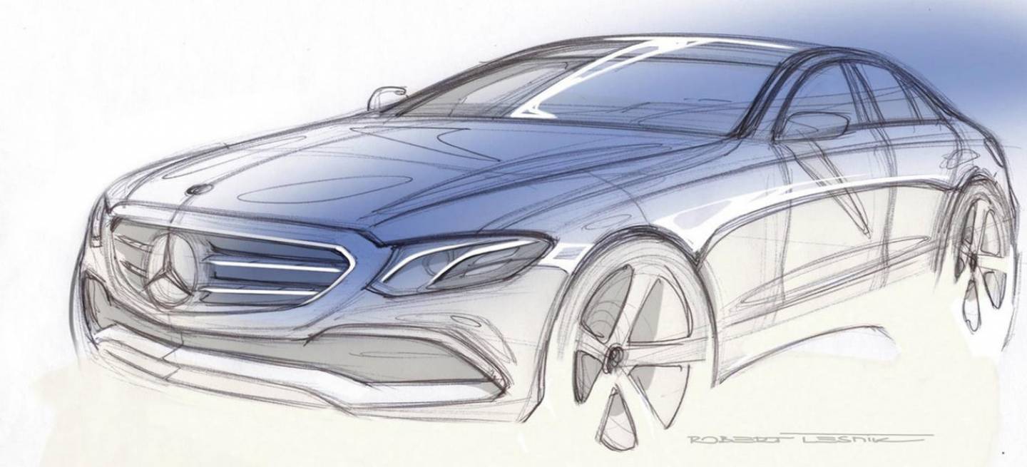 boceto_Mercedes_Clase_E_2016_DM_1