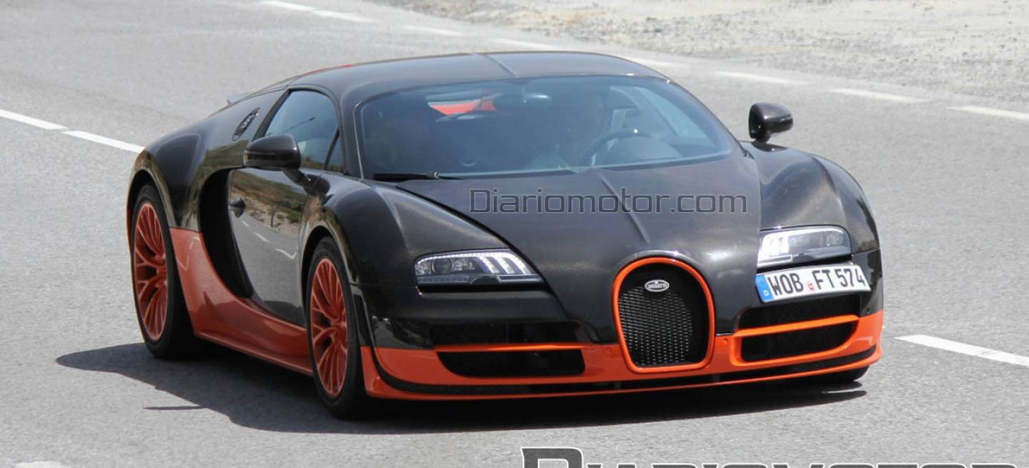 Fotos espía del Bugatti Veyron Super Sport