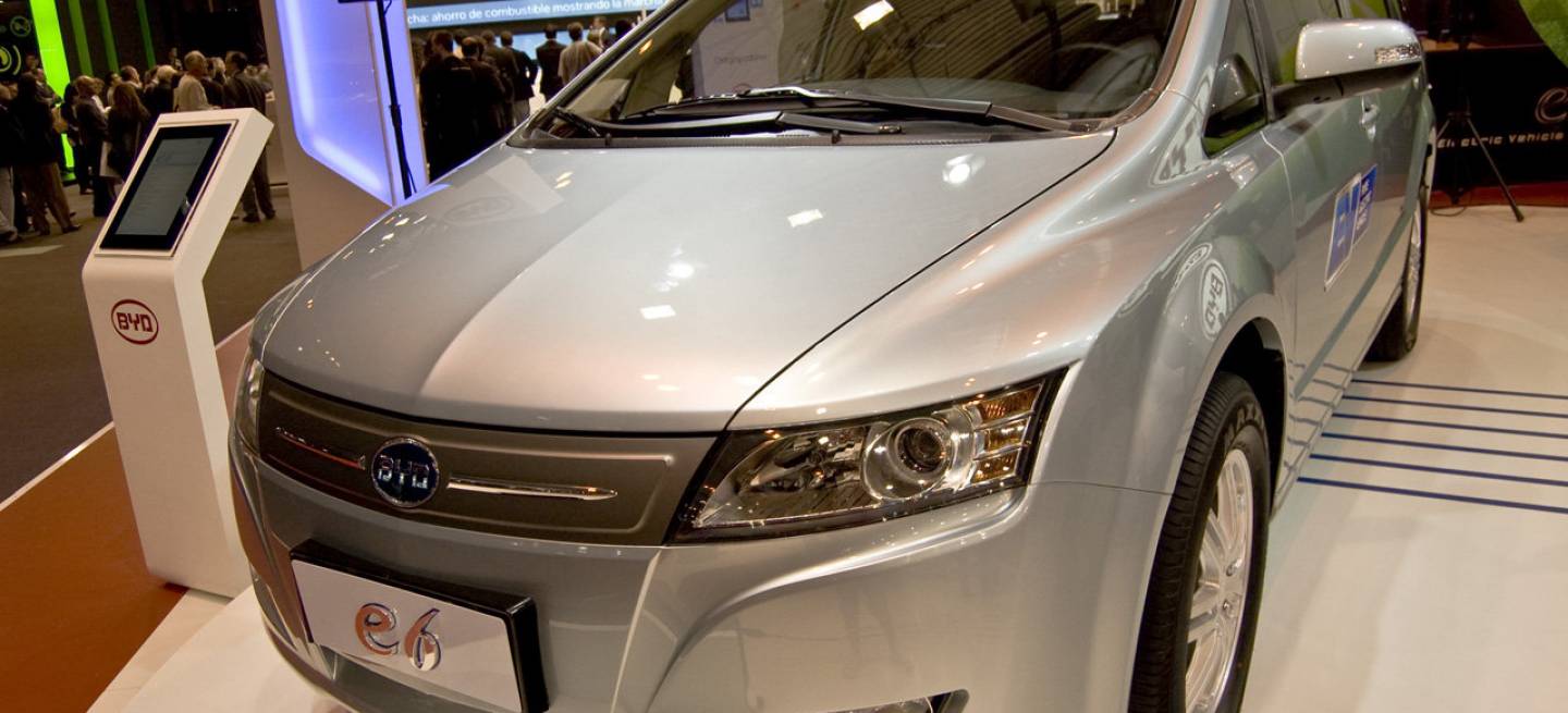 BYD E6 en el Salón de Madrid 2010