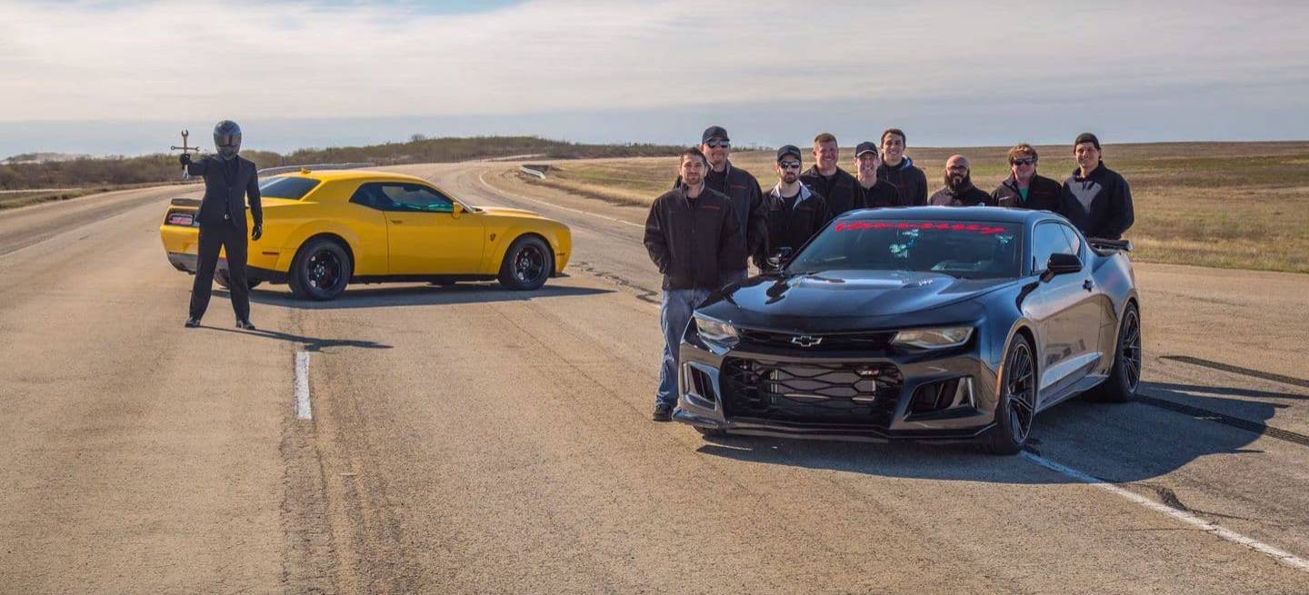 En vídeo: el Chevrolet Camaro ZL1 “Exorcist” de Hennessey roza los 350 km/h  gracias a sus  CV | .·:·. AMAXOFILIA