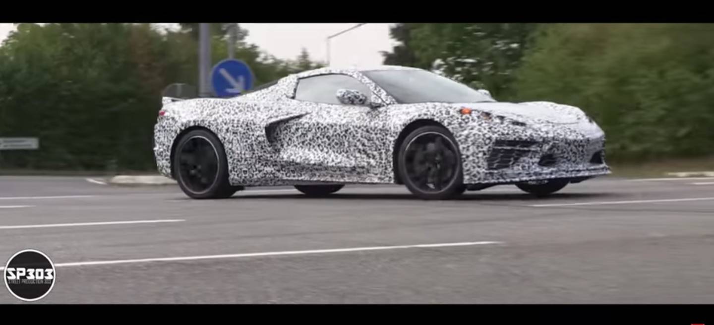 Chevrolet Corvette C8 Camuflado Video 2 Chevrolet Corvette C8 Camuflado Video 2