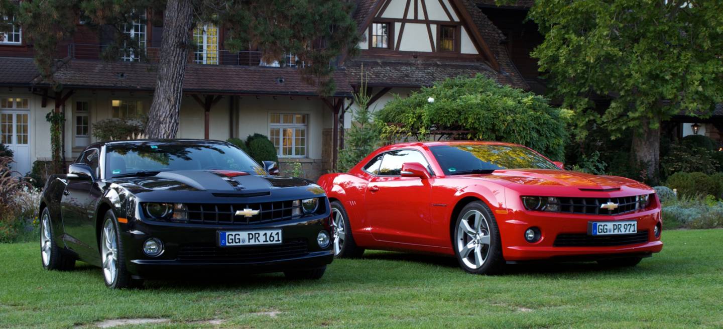 Chevrolet Camaro 2011, presentación y prueba en Suiza
