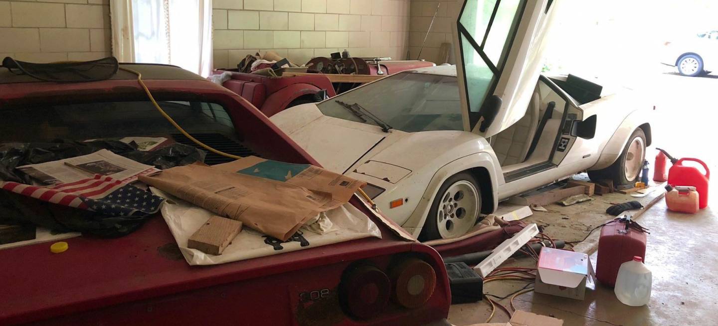Countach Barn Find P Countach Barn Find P
