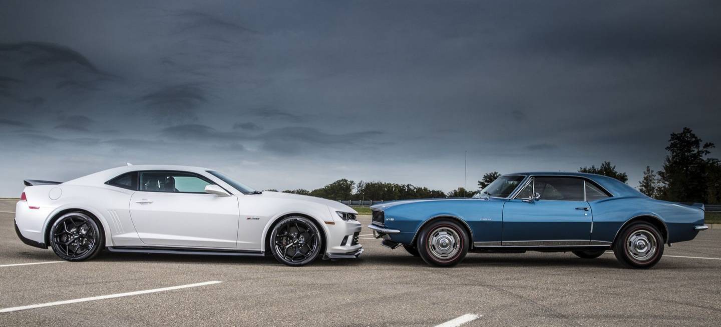 2014 and 1967 Chevrolet Camaro Z28