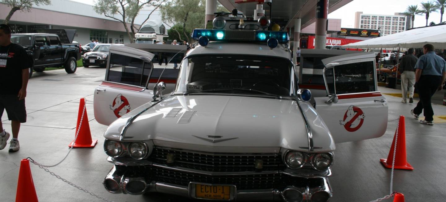 ECTO-1, la ambulancia de Cazafantasmas en el SEMA