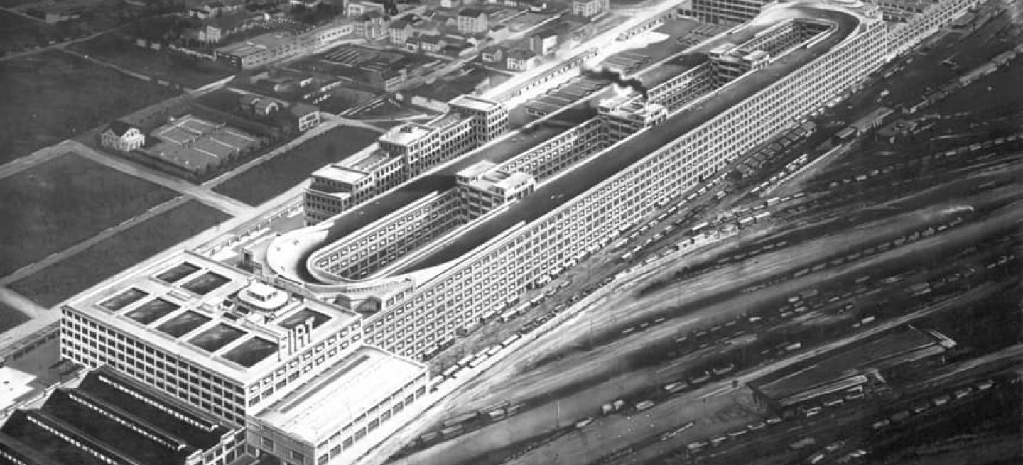 Fabrica Fiat Edificio Lingotto 1928 Vista Fabrica Fiat Edificio Lingotto 1928 Vista