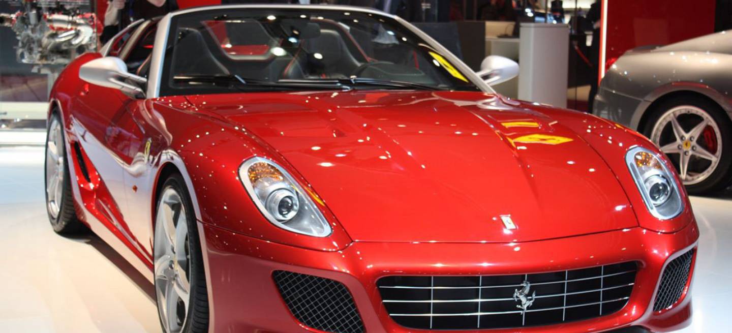 Ferrari SA Aperta en el Salón de París