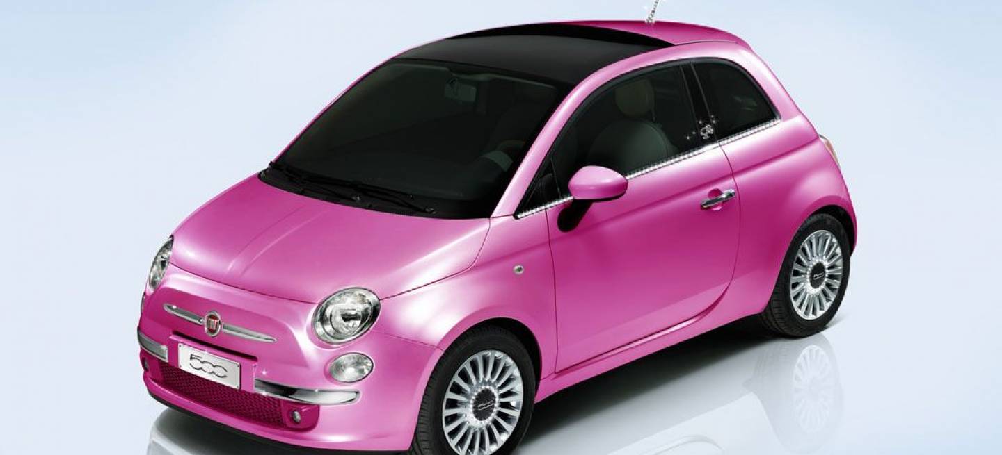fiat 500 barbie