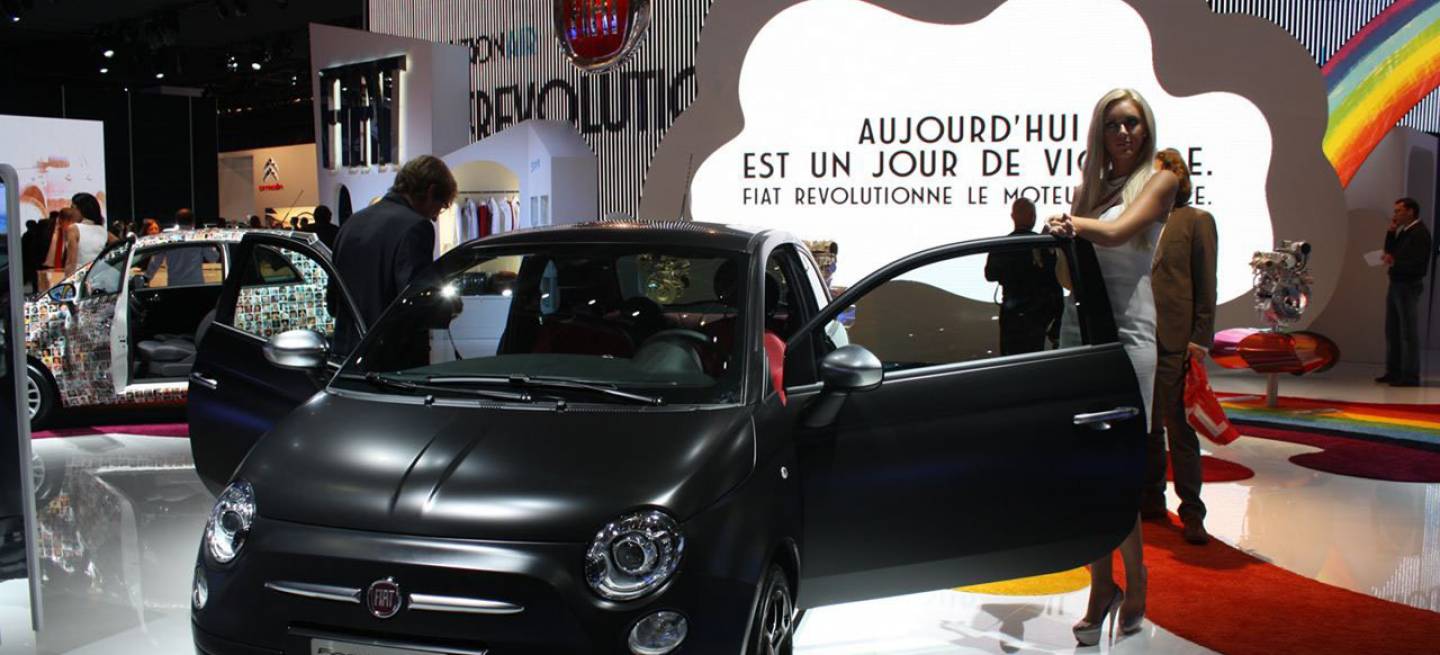 Fiat 500 BlackJack en el Salón de París