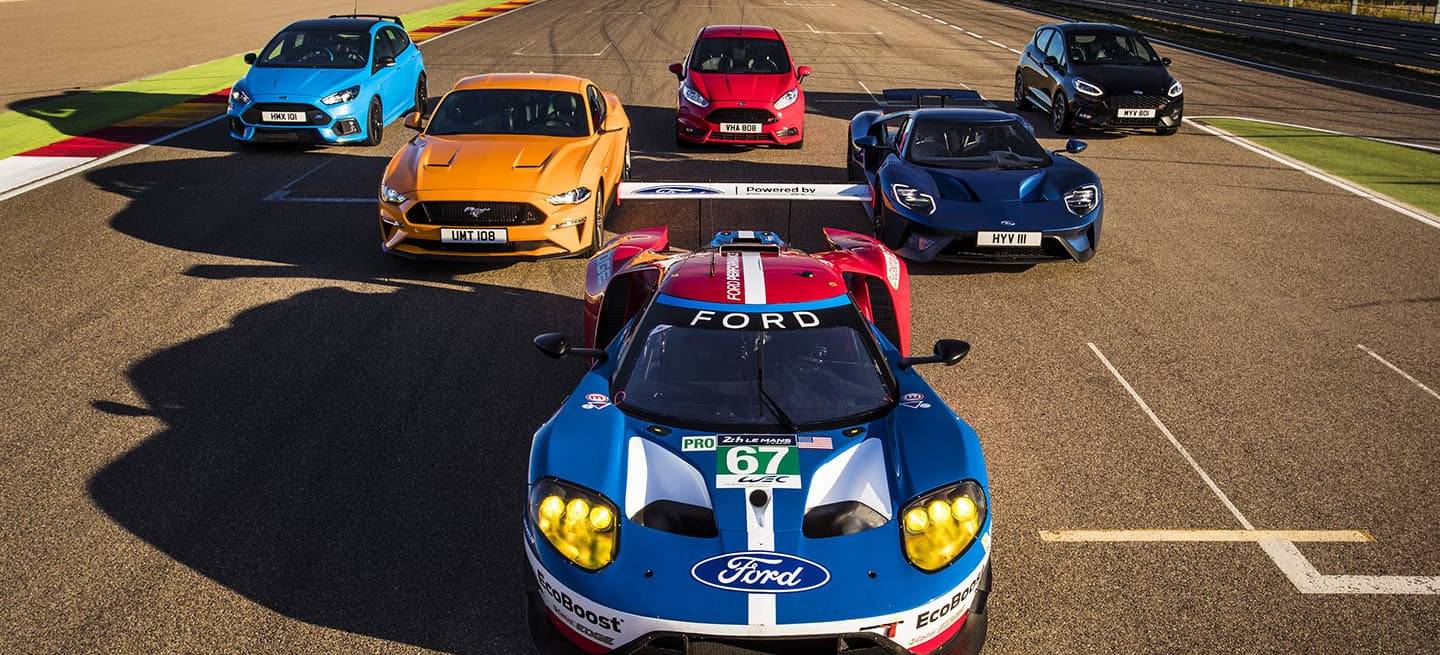 Eight Ford Performance Models + Eight Ford GT Race Drivers = One