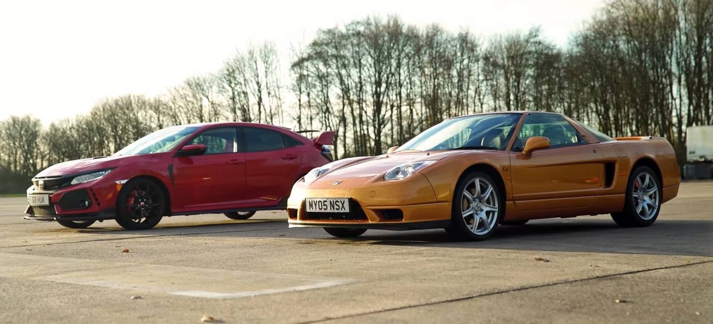 Honda Nsx Vs Civic Type R 0418 01 Honda Nsx Vs Civic Type R 0418 01