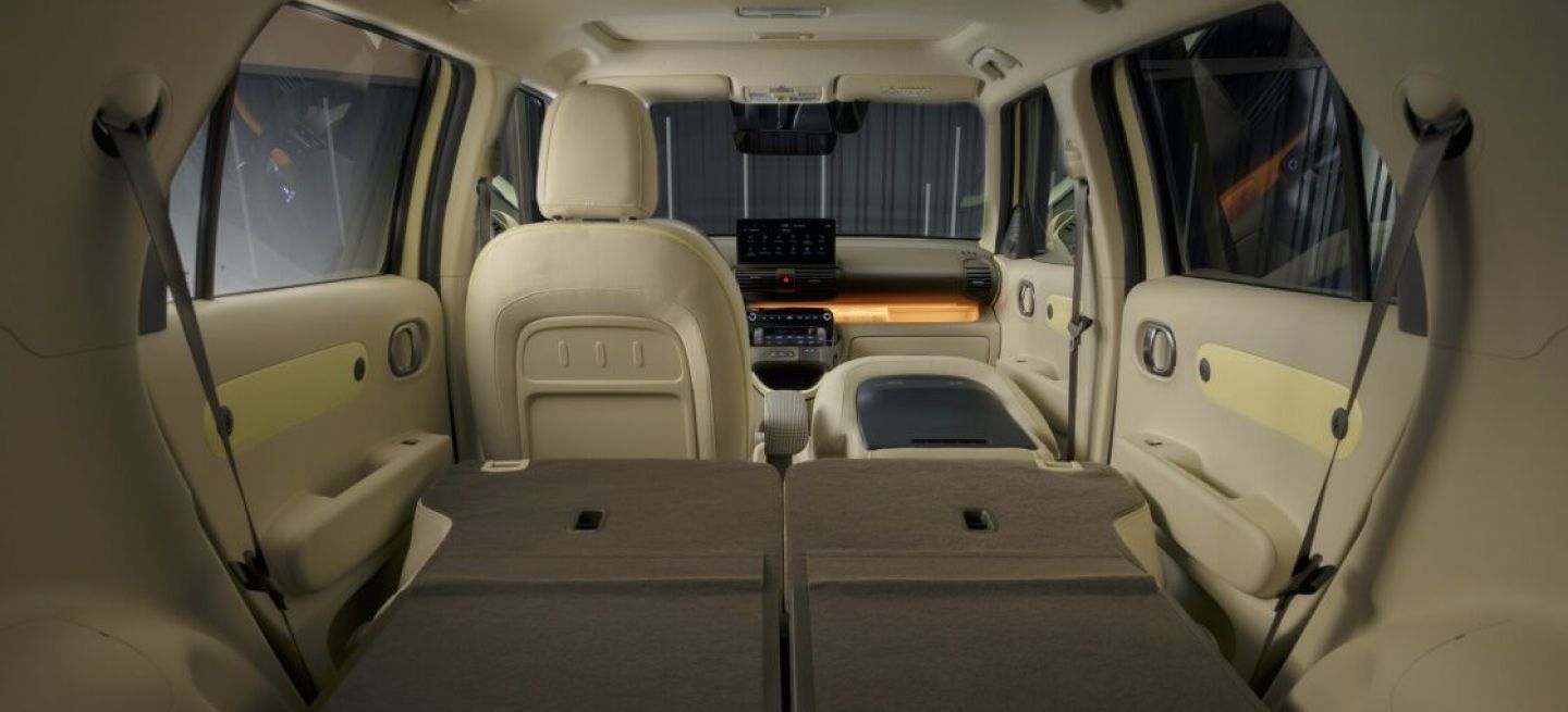 Amplio espacio de carga y asientos versátiles reflejan la funcionalidad del SUV Hyundai.
