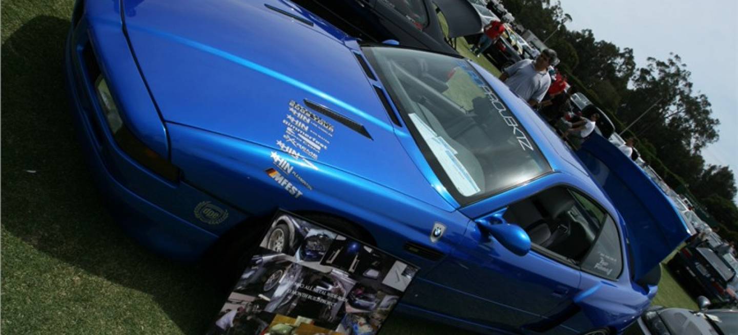 Lambo Monterey Blue BMW 840ci