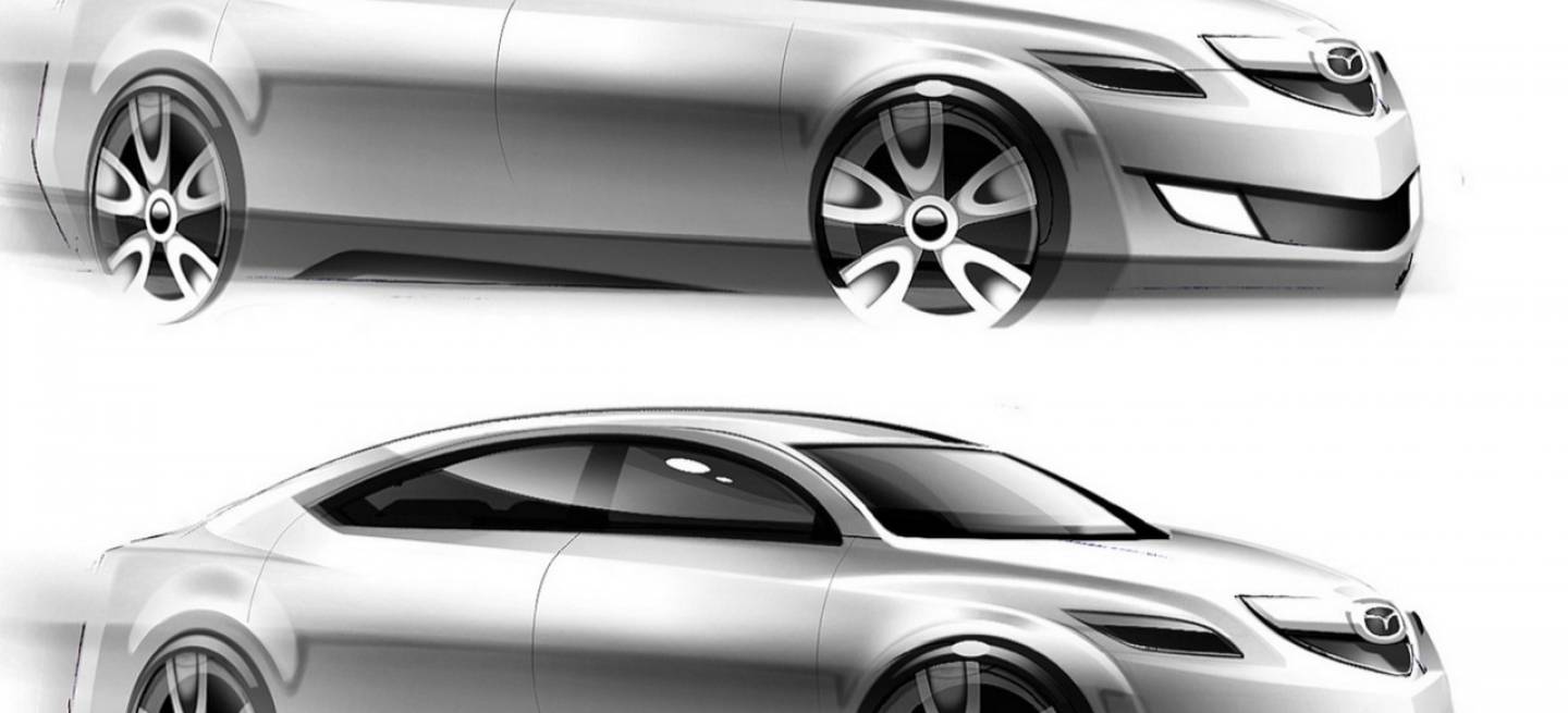 Prototipo descartado del Mazda 3 Sedán 2010