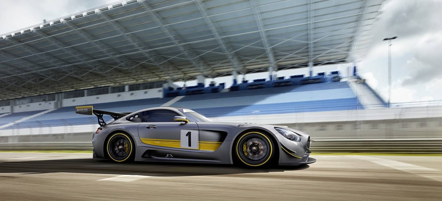 Rennwagen Mercedes-AMG GT3 Genf 2014; Racecar Mercedes-AMG GT3 G