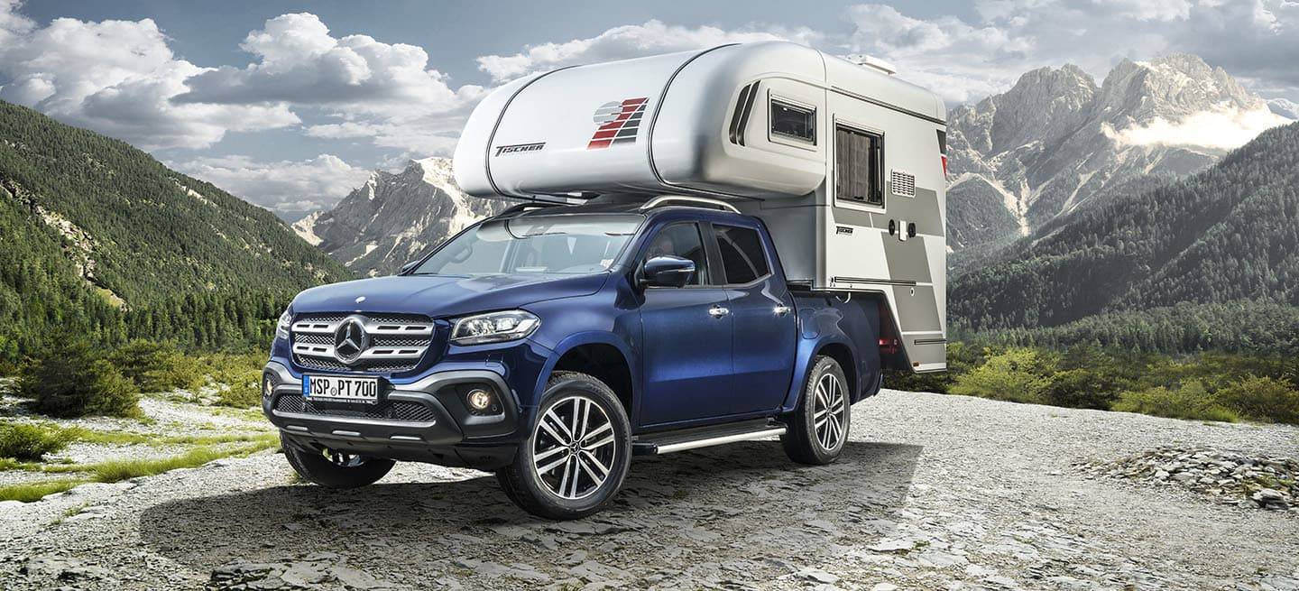 Erste Reisemobilkonzepte auf Mercedes-Benz X-Klasse Basis