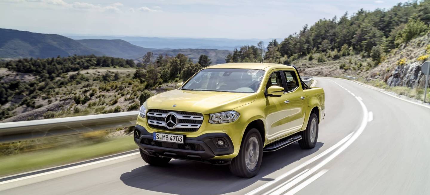 Mercedes-Benz X-Klasse – Exterieur, Limonitgelb metallic, Auss