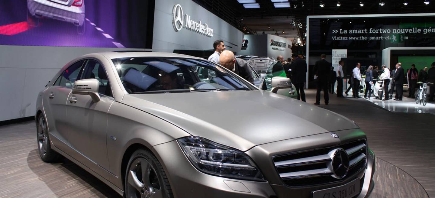 Mercedes CLS 2011 en el Salón de París