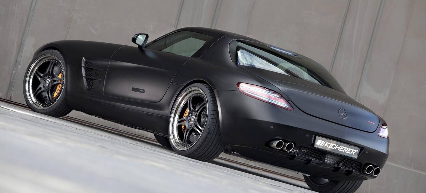 Mercedes SLS AMG Black Edition por Kicherer