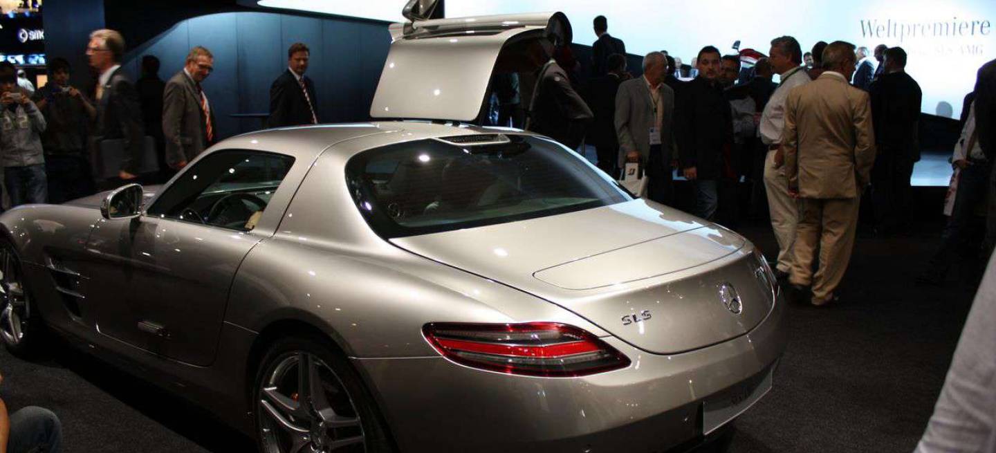 Mercedes SLS AMG en Frankfurt 2009