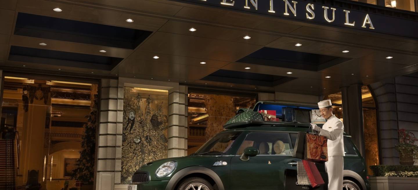 Mini Cooper S Clubman para el hotel The Peninsula