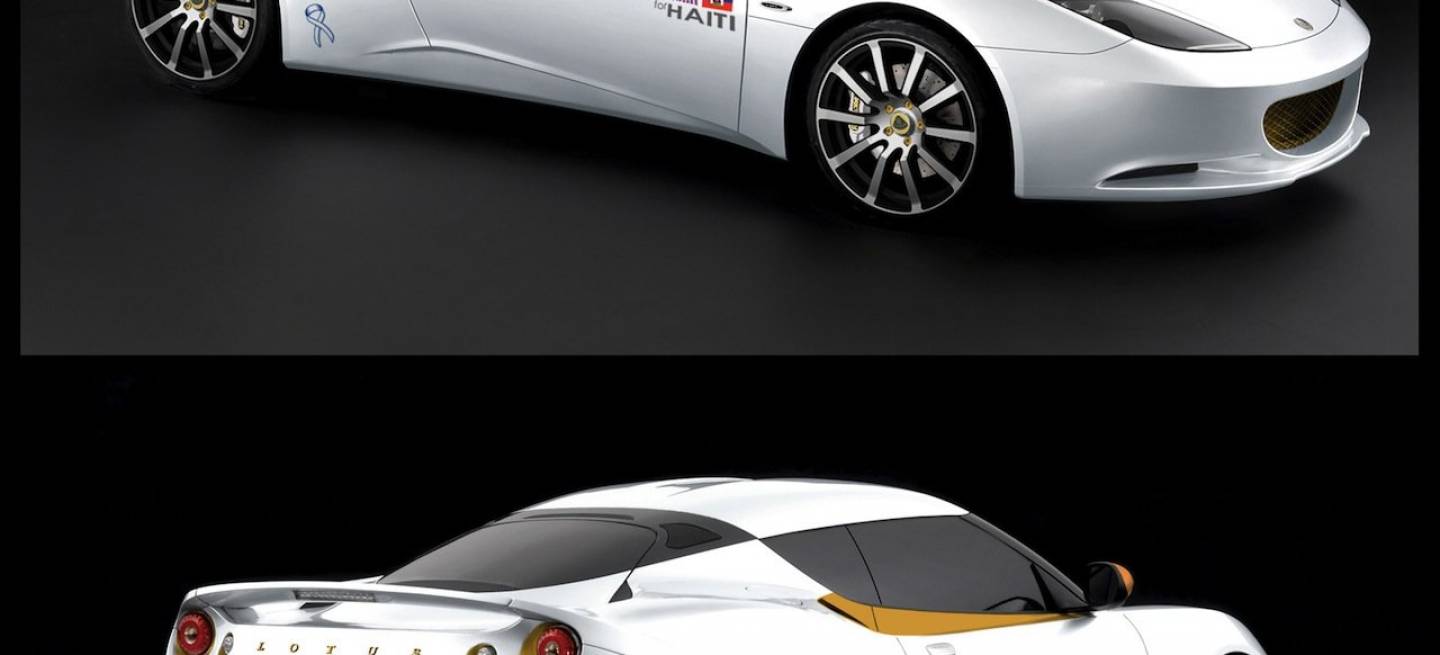 El Lotus Evora de Naomi Campbell para ayudar a Haití