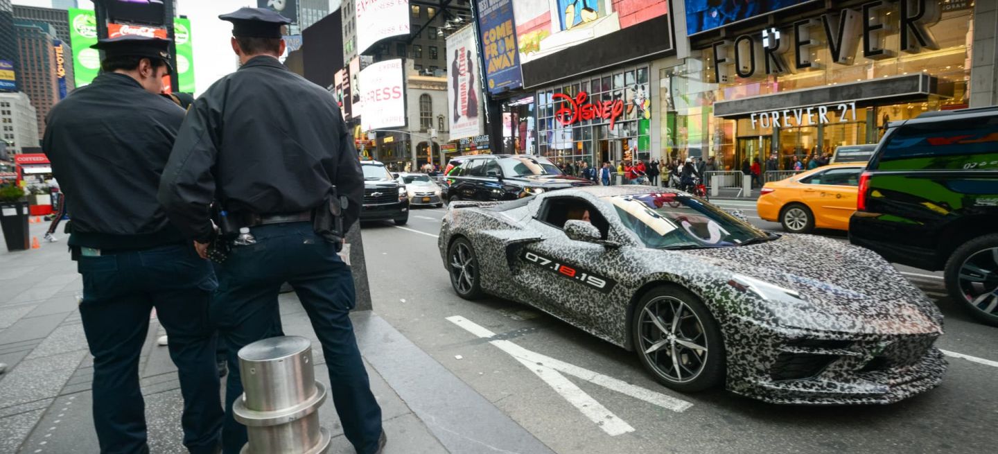 Camouflaged Next Gen Corvette Nyc Camouflaged Next Gen Corvette Nyc
