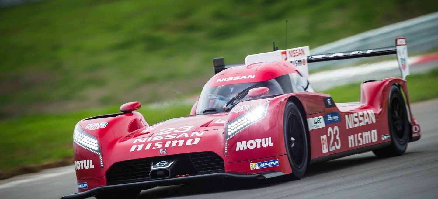 Nissan LM P1 Team testing in Bowling Green, Kentucky