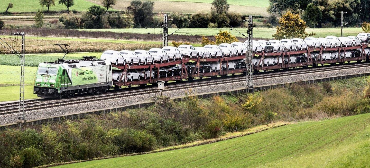 Audi transport with DB Cargo CO2-free all over Germany