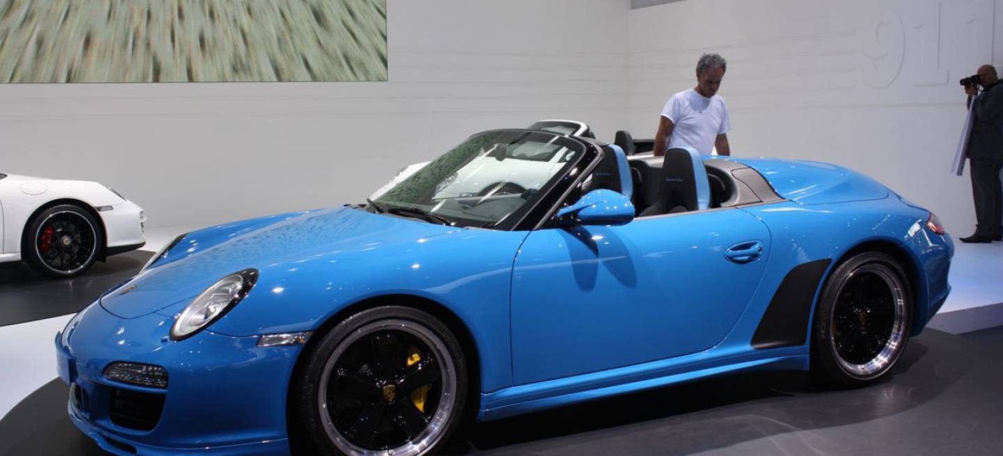 Porsche 911 Speedster en el Salón de París