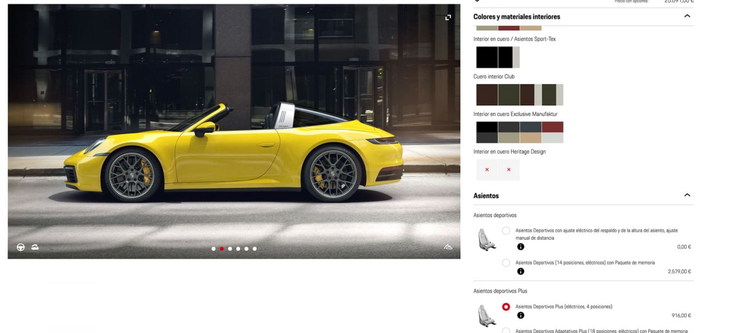 Portada Porsche 911 Targa Configurador 1 Portada Porsche 911 Targa Configurador 1