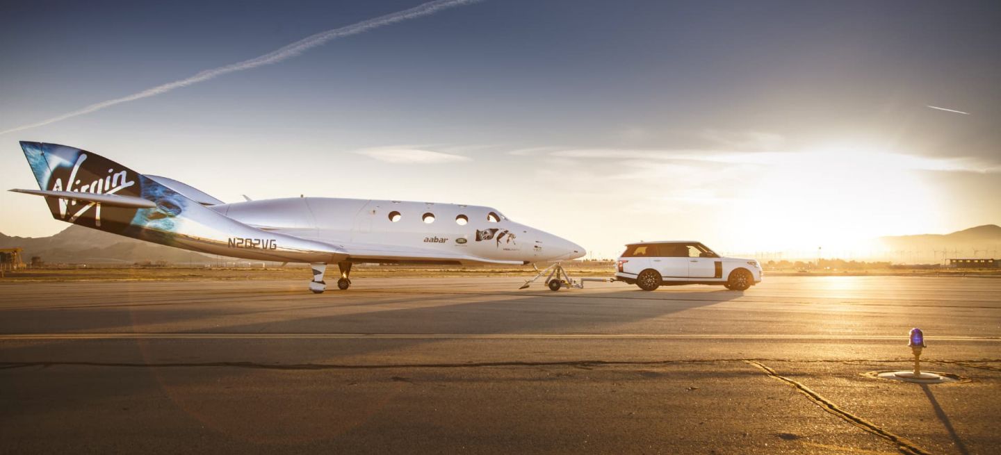 Virgin Galactic Vss Unity With Range Rover Autobiography Virgin Galactic Vss Unity With Range Rover Autobiography