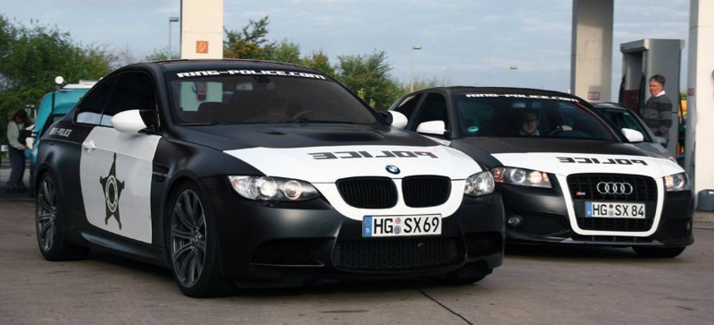 BMW M3 y Audi S3 Ring Police