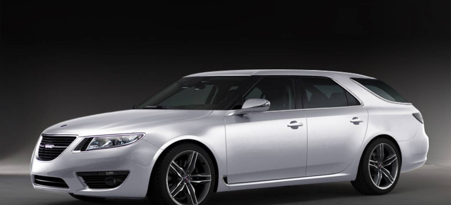 Saab 9-5 SportCombi 2010, imagen filtrada