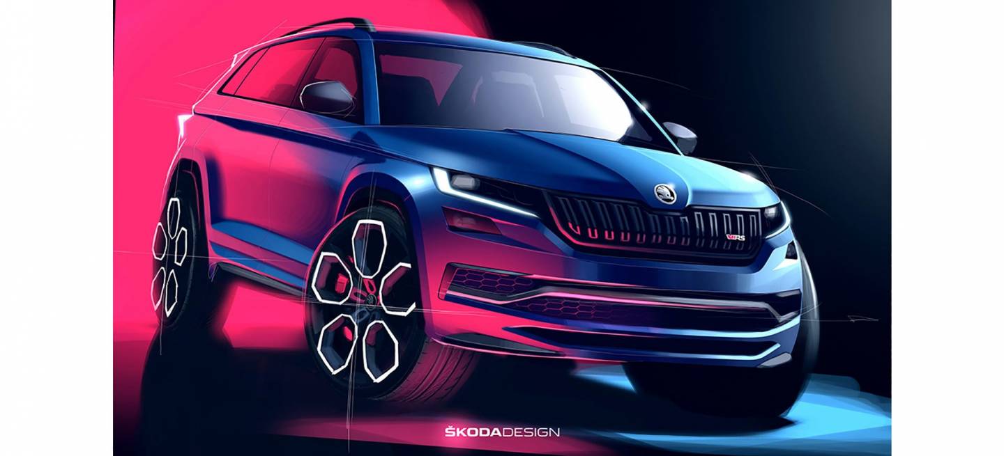 Skoda Kodiaq Rs 2018 Imagenes Bocetos 02 Skoda Kodiaq Rs 2018 Imagenes Bocetos 02