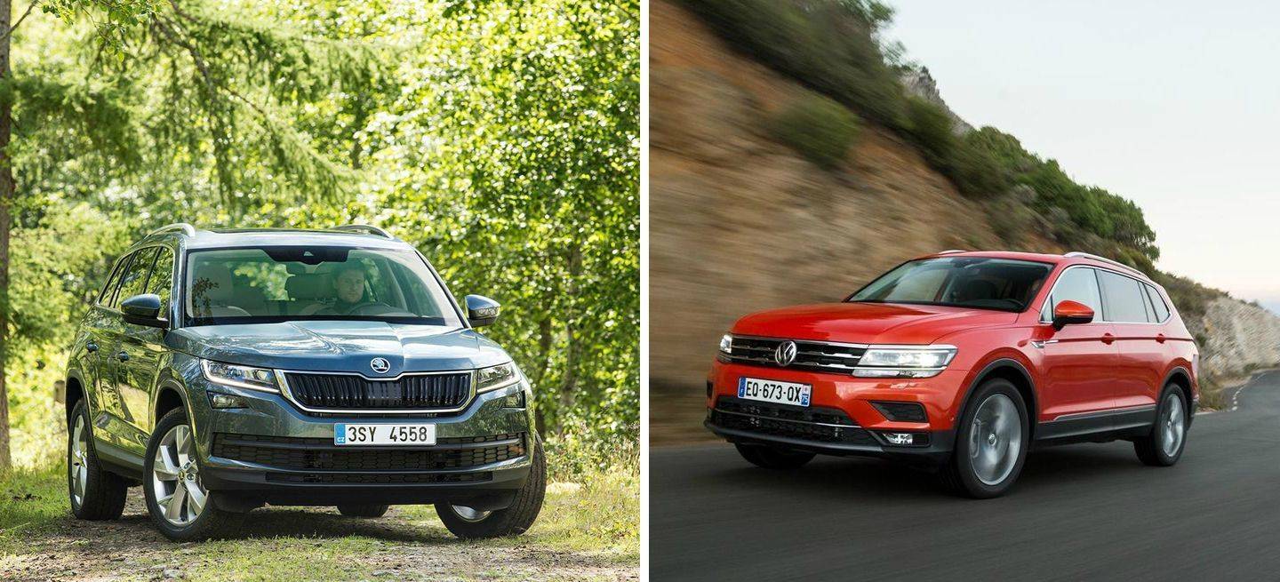 Skoda Kodiaq Vw Tiguan Allspace P2 Skoda Kodiaq Vw Tiguan Allspace P2