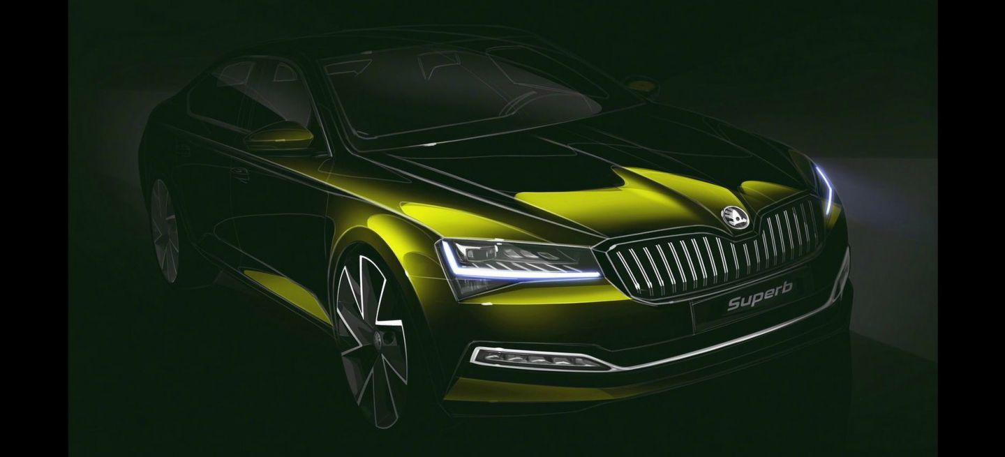 Skoda Superb 2019 Teaser Skoda Superb 2019 Teaser