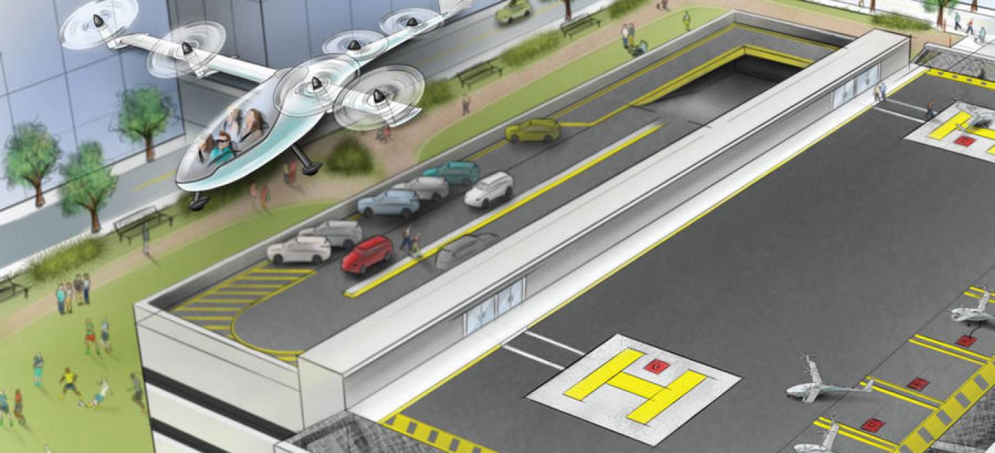 taxis voladores Uber